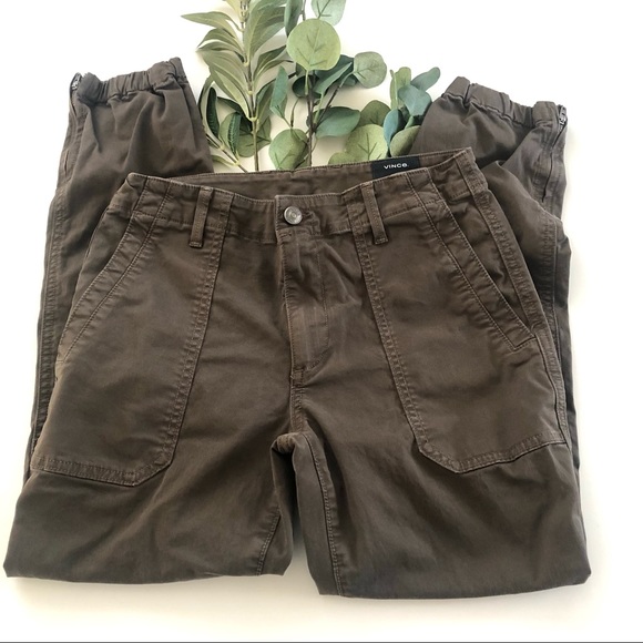 VINCE elastic hem utility pants 27 - Picture 4 of 10